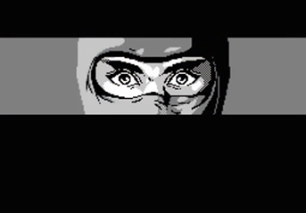 Ryu Hayabusa of Ninja Gaiden with shocked expression in black-and-white.