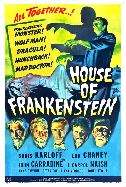 Movies, like House Of Frankenstein (1944), inspired many of the monsters in Castlevania II: Simon's Quest.