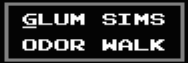 Simon's Quest Password - GLUM SIMS ODOR WALK.