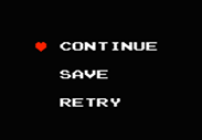 Continue Screen from The Legend Of Zelda