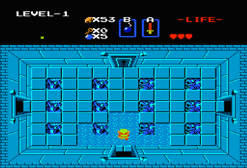 An image of the first room of LEVEL-1.