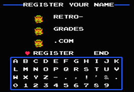 Register Your Name from The Legend Of Zelda
