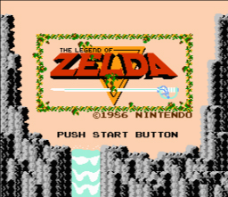 The Legend Of Zelda Title Screen