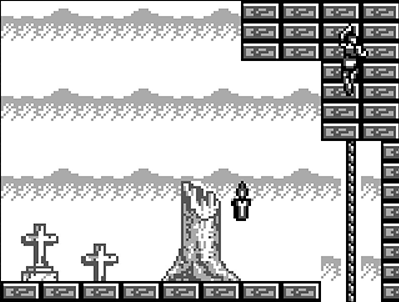 Climbing through the wall here leads to the Hidden Area in Stage 1.