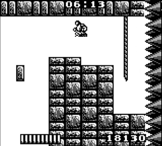 Castlevania - The Adventure - Stage 3 - The Pursuing Wall!