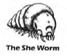 The She Worm is part of 'Some Pretty Frightful Dudes' in Castlevania: The Adventure.