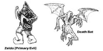 Zeldo is not a Primary Evil; Death Bat is. The manual for Castlevania: The Adventure is mislabeled.