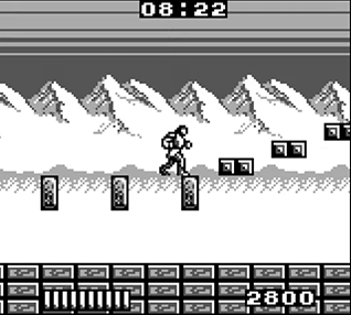 Beware! There are many tough jumps ahead. Collapsible platforms will drop under the weight of our hero!