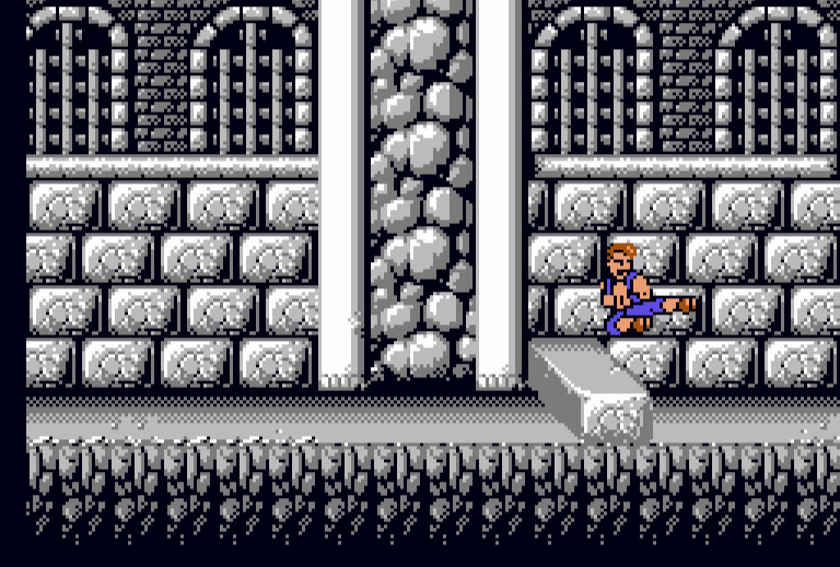 Next, line Billy up like he was at the start of the first wall and repeat the whole process again.