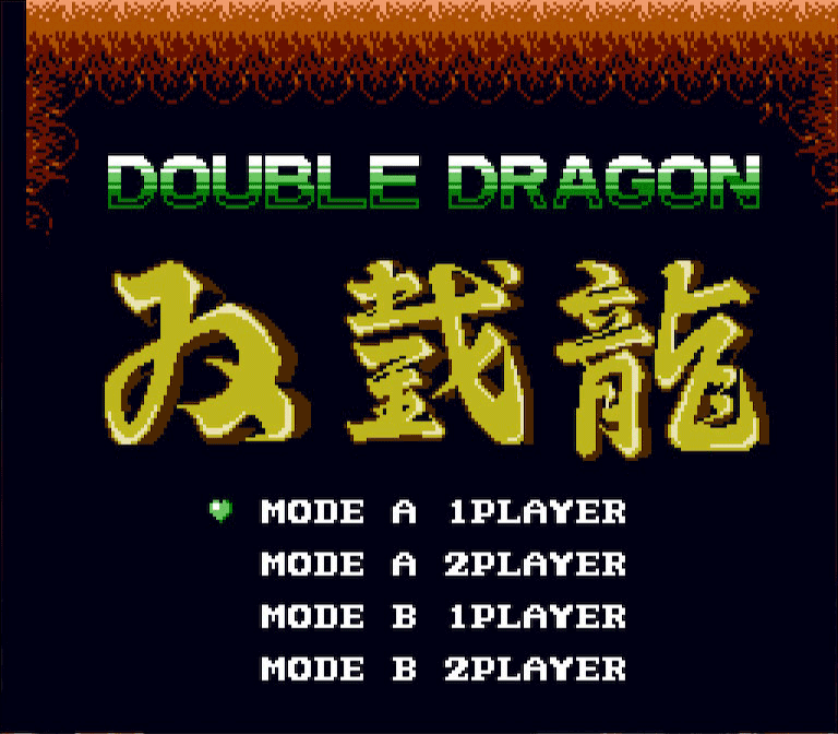 Double Dragon tries to compensate for its lack of two-player co-op play with various modes.