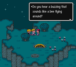 Buzz Buzz's beam of light can be controlled by the second controller on the SNES.
