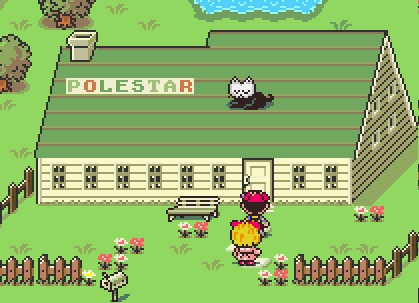Paula's parents run the Polestar Preschool in Twoson - one of the many astronomical terms present in EarthBound.