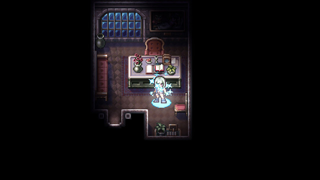 There are frequent Save Points stashed away in some of the campus' various rooms (like a Bedroom, Shed or Office, for instance). Depending upon the difficulty setting you choose, saving can rejuvenate your health levels (in Casual mode) or not.