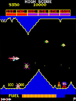 Scramble would plant many of the seeds for the future Konami classic: Gradius.