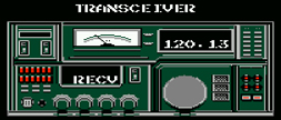 Solid Snake makes an emergency call over the Transceiver Screen.
