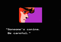 Irene Lew cautions that someone is coming during an Act.