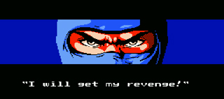 Ninja Gaiden - Close-Up of Eyes - I Will Get My Revenge
